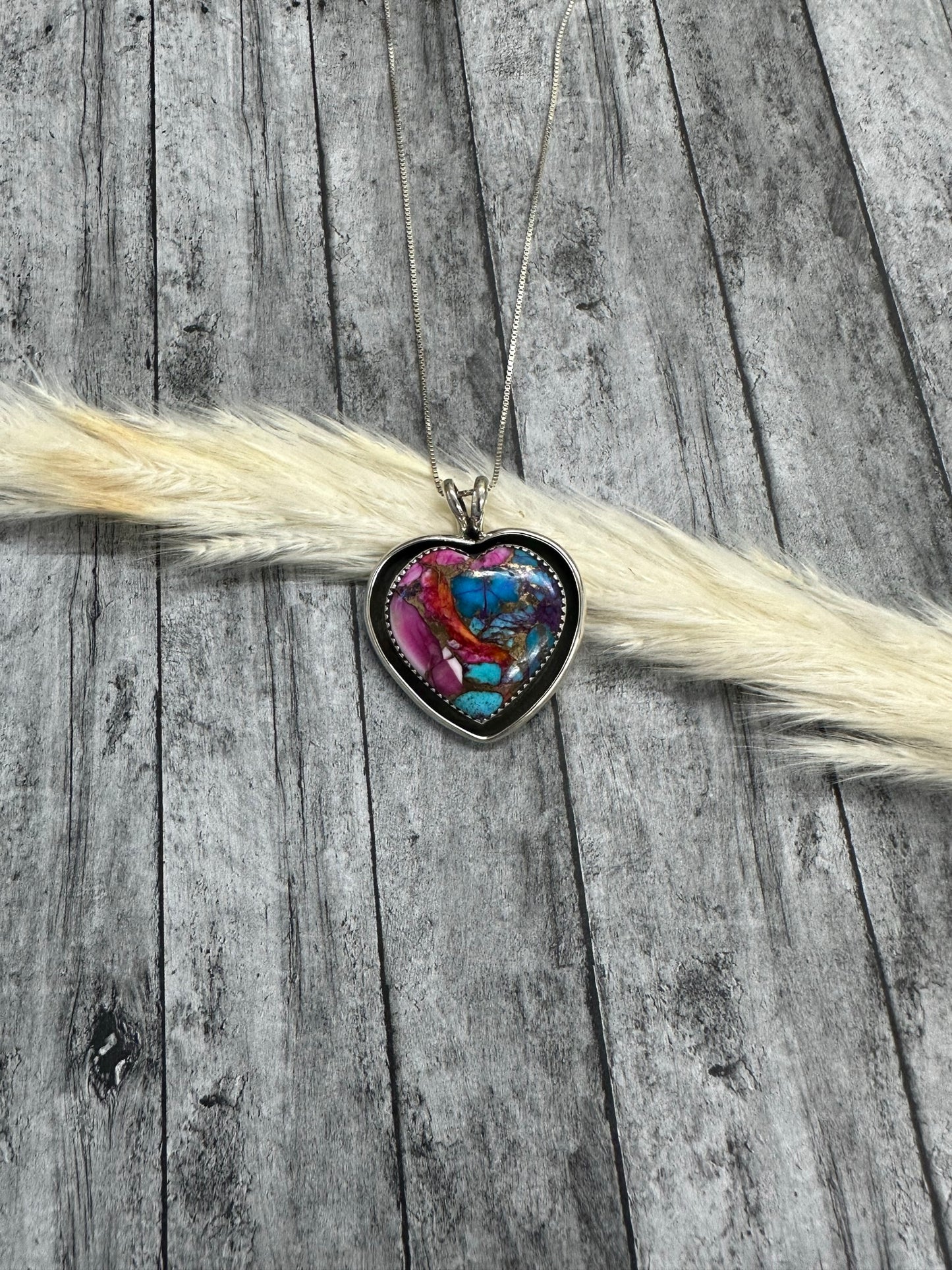 Mojave Heart Shadow Box Necklaces
