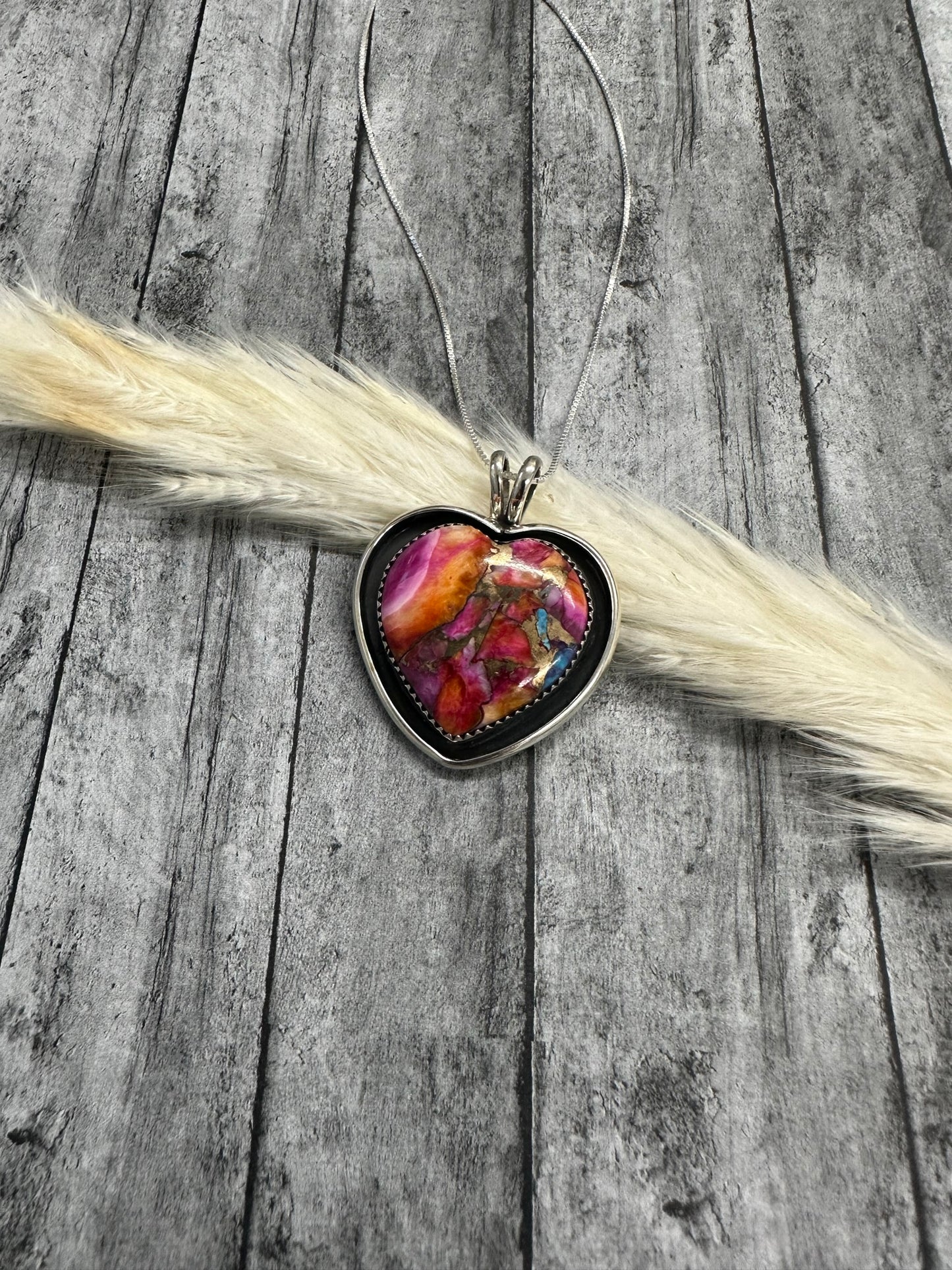 Mojave Heart Shadow Box Necklaces