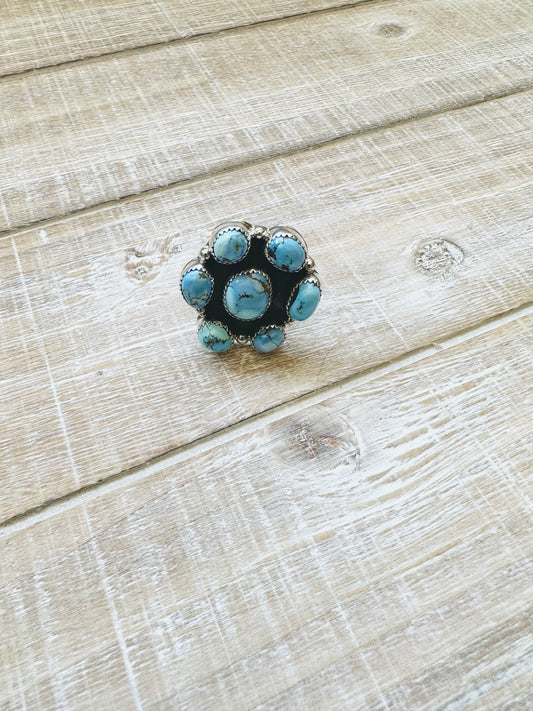 Golden Hills Turquoise Adjustable Ring