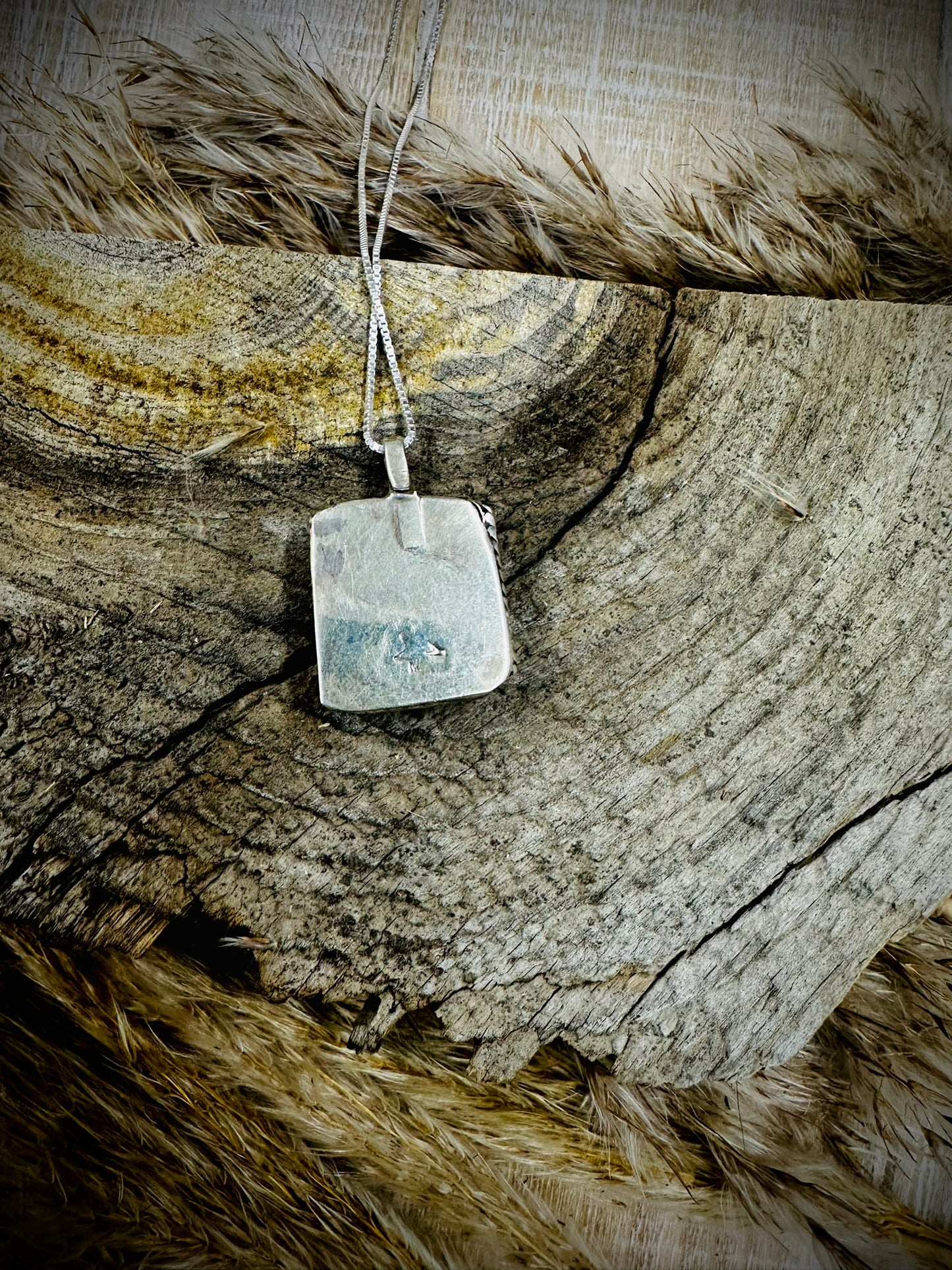 Pink Mojave and Turquoise Sterling Silver Necklace