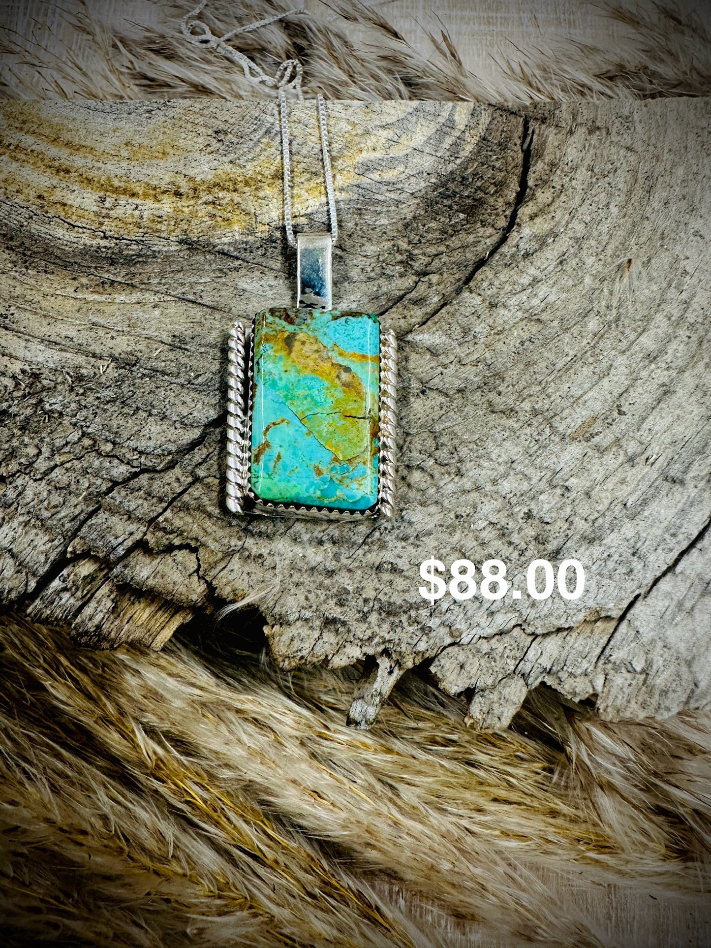 Mojave Turquoise Sterling Silver Necklace