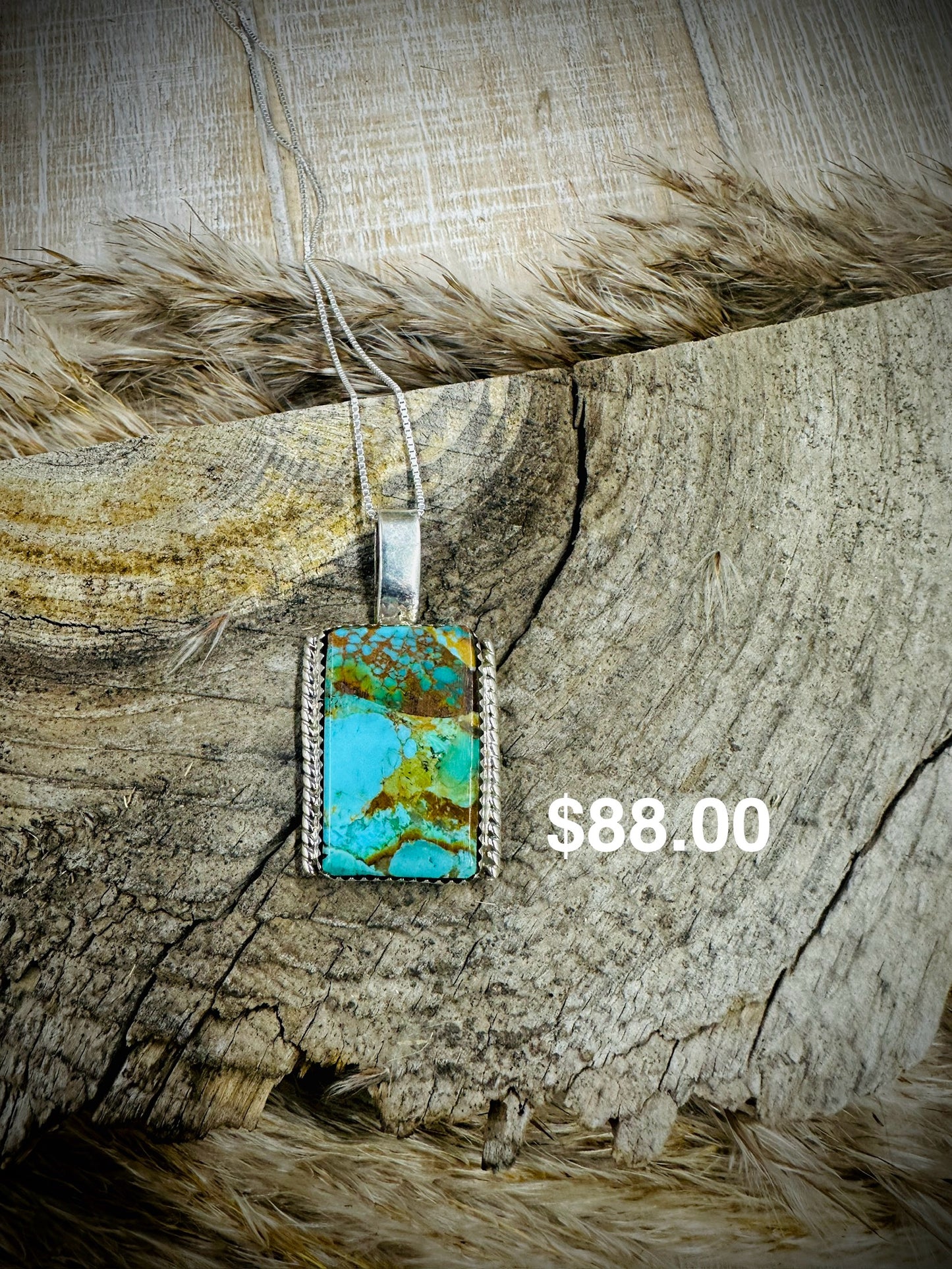 Mojave Turquoise Sterling Silver Necklace