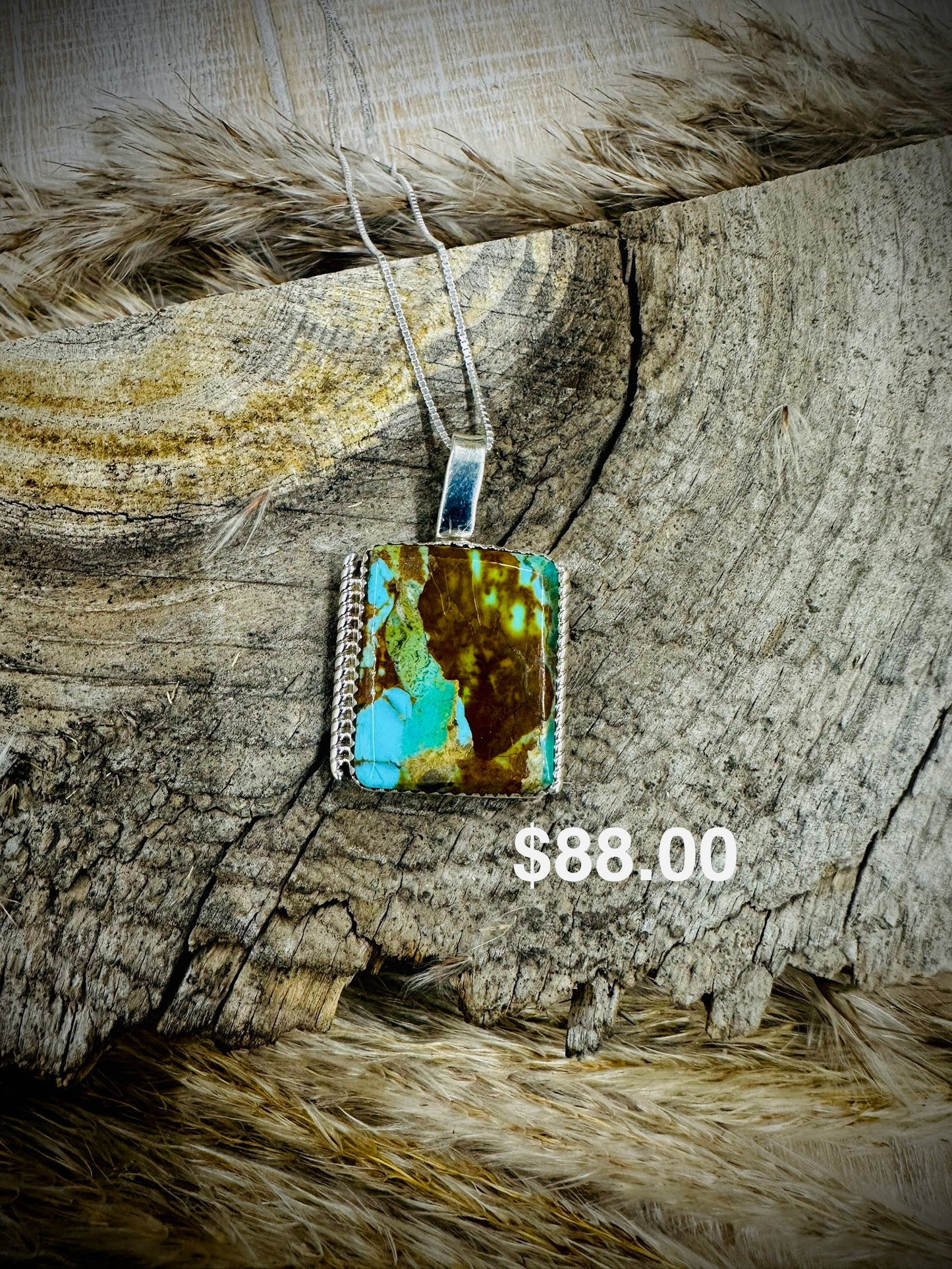 Mojave Turquoise Sterling Silver Necklace