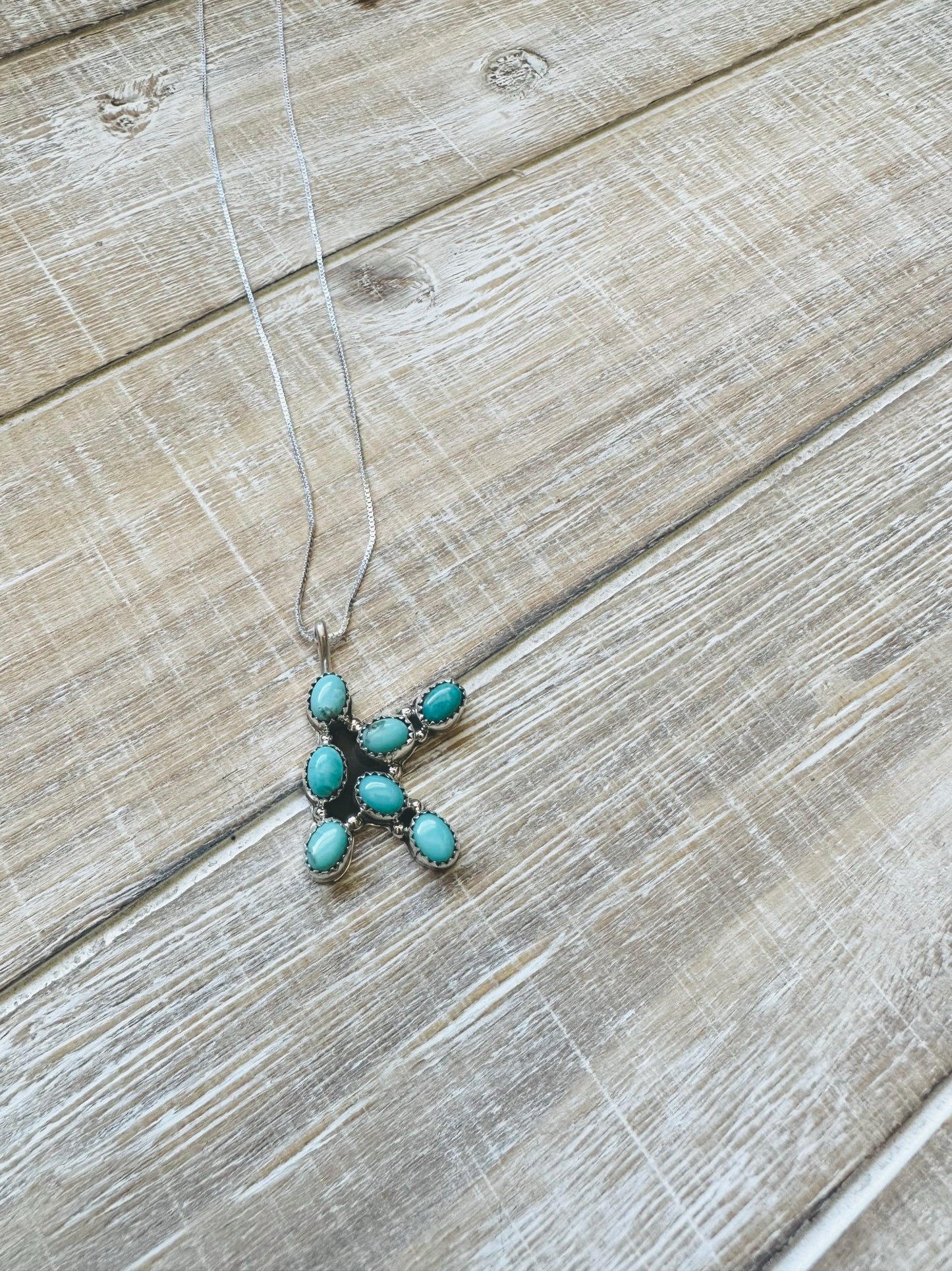 Turquoise K Necklace