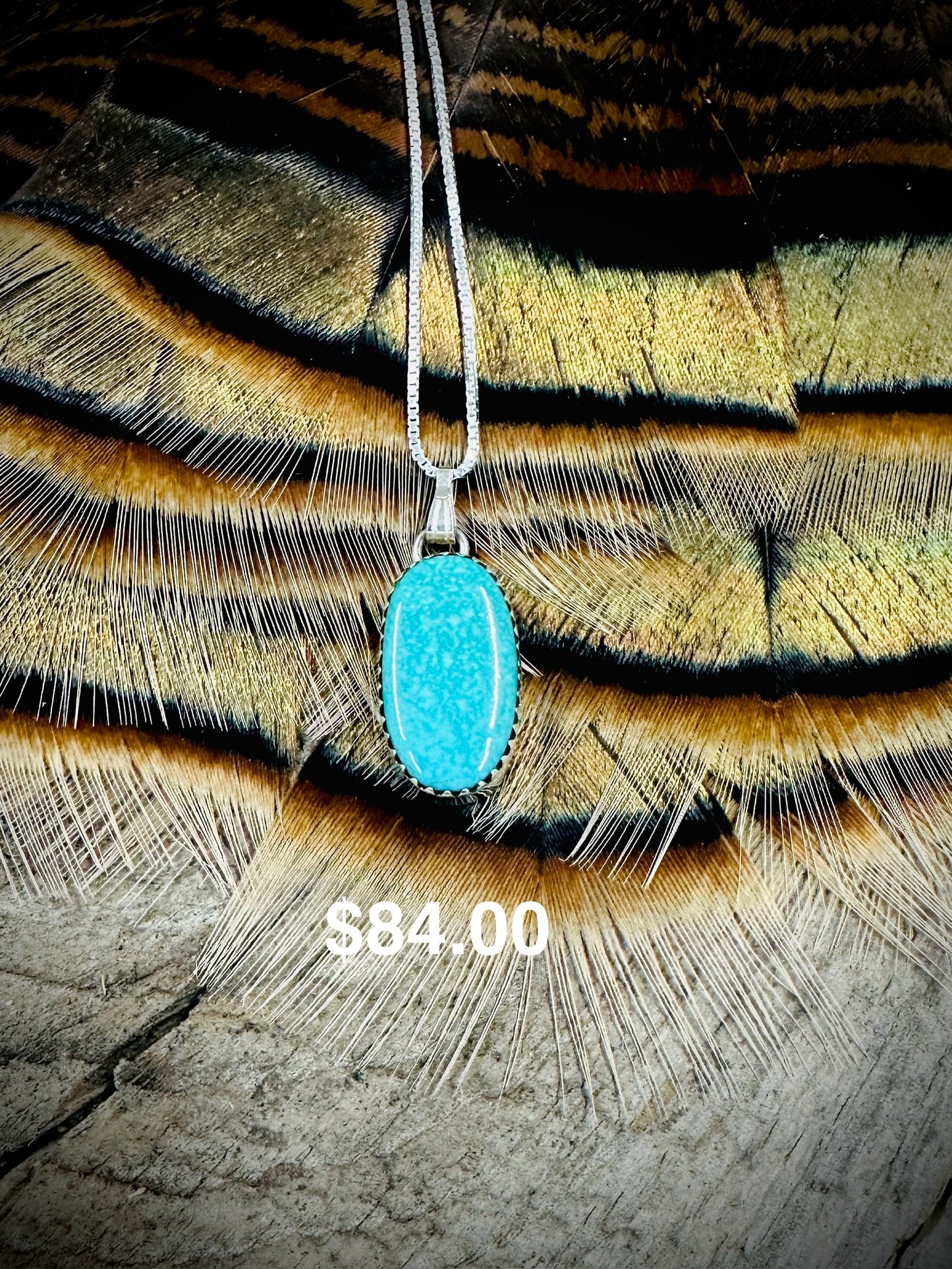 Turquoise Sterling Silver Necklace