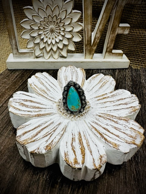 Turquoise Adjustable Ring